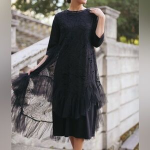 Black Lace Dainty Jewells Dress